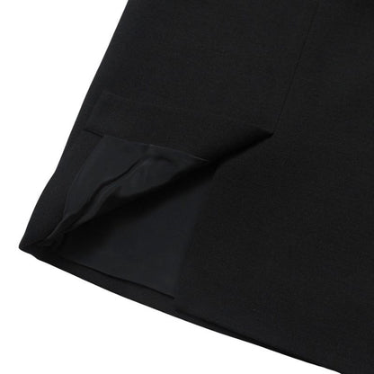 Balenciaga Skirt Suit Size 36 Collarless Long Jacket Cubic Sleeves Knee