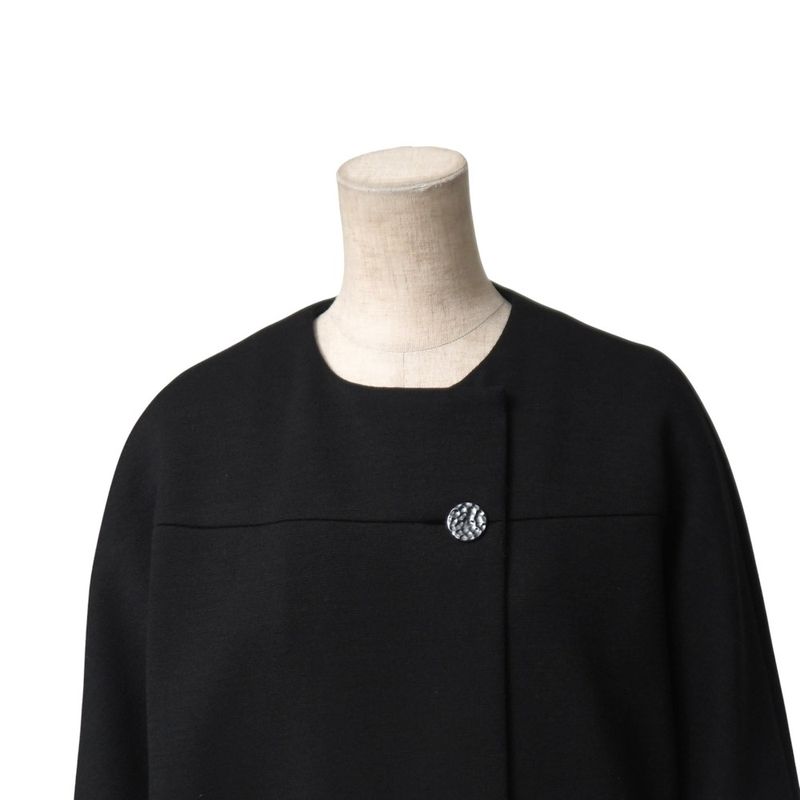 Balenciaga Skirt Suit Size 36 Collarless Long Jacket Cubic Sleeves Knee