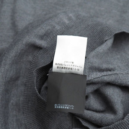 Balenciaga Knit Size 38 BB MODE Logo Embroidery Crewneck Sweater Made In