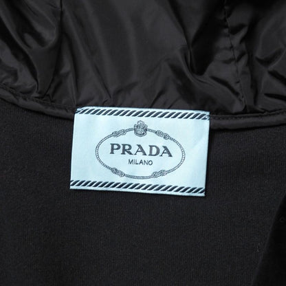 Prada Hoodie Size S Velvet Velour Zip Up Hooded 20251117 Ra6676