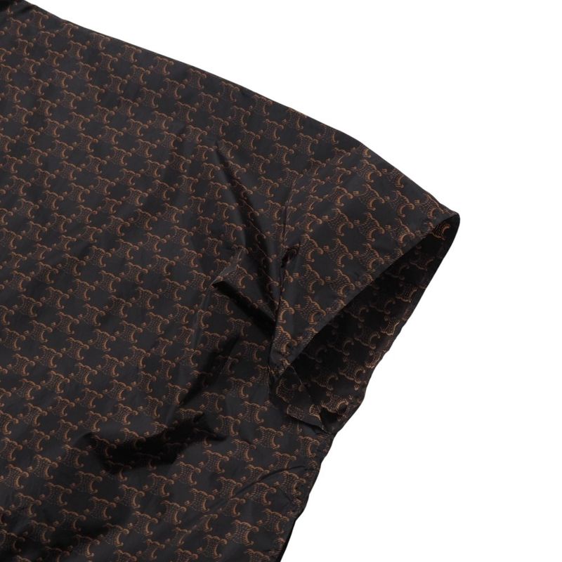 Celine Poncho Size TU Edit Period Triomphe All Over Pattern Hooded