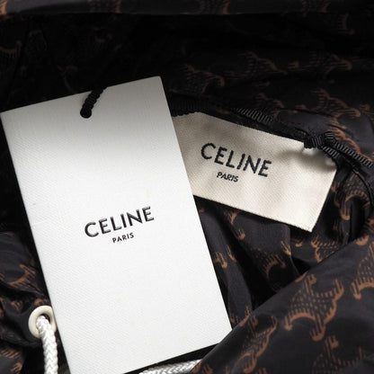 Celine Poncho Size TU Edit Period Triomphe All Over Pattern Hooded