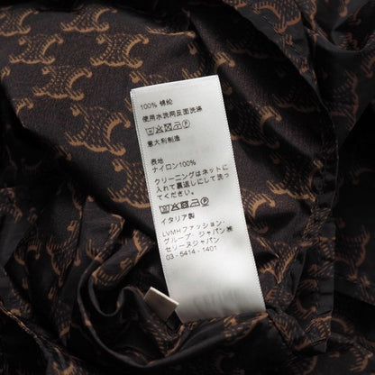 Celine Poncho Size TU Edit Period Triomphe All Over Pattern Hooded