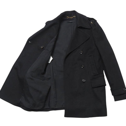 Gucci Pea Coat Size 38 Double Breasted Wool Mid Coat Made In Italy 20251117