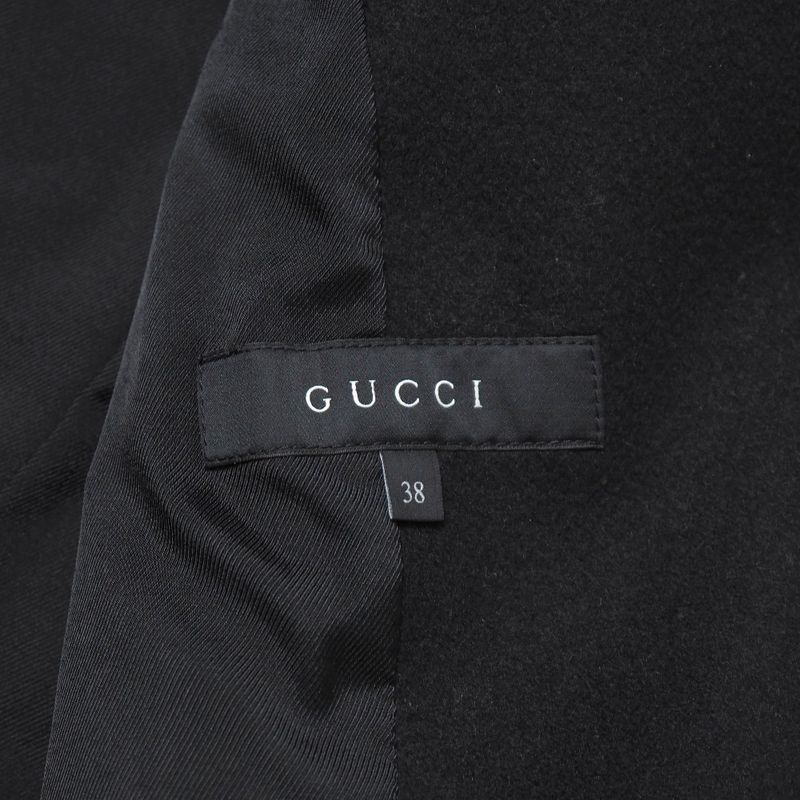 Gucci Pea Coat Size 38 Double Breasted Wool Mid Coat Made In Italy 20251117
