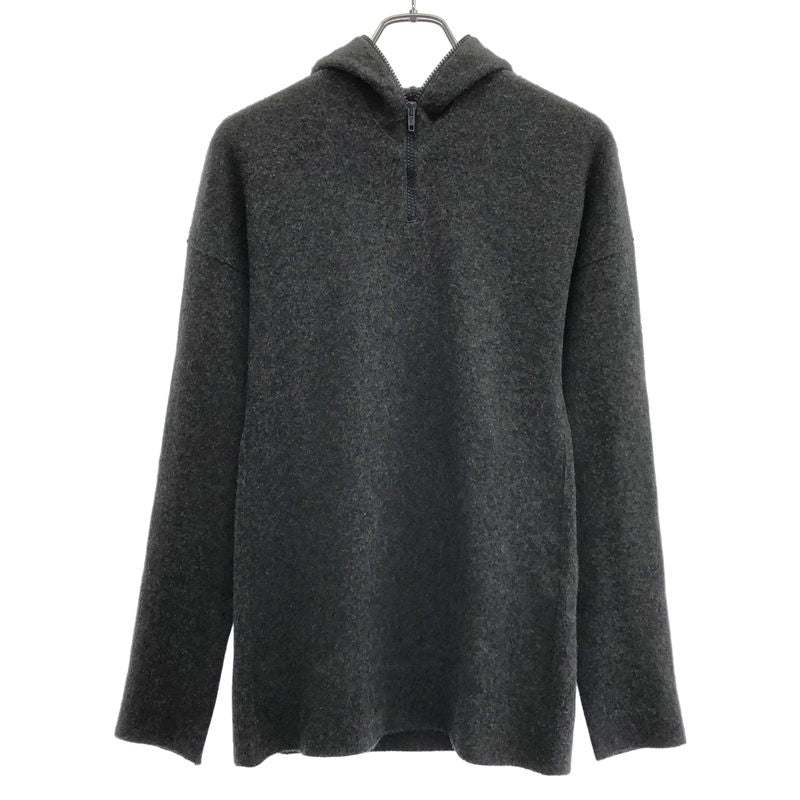 Celine by Phoebe Philo Celine Phoebe Philo Cashmere Wool Half Zip Knit Hoodie 2