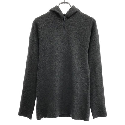 Celine by Phoebe Philo Celine Phoebe Philo Cashmere Wool Half Zip Knit Hoodie 2