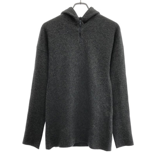 Celine by Phoebe Philo Celine Phoebe Philo Cashmere Wool Half Zip Knit Hoodie 2