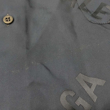 Balenciaga 25ss Logo Print Oversize D Short Sleeve Shirt 681813 Too13 Navy 37