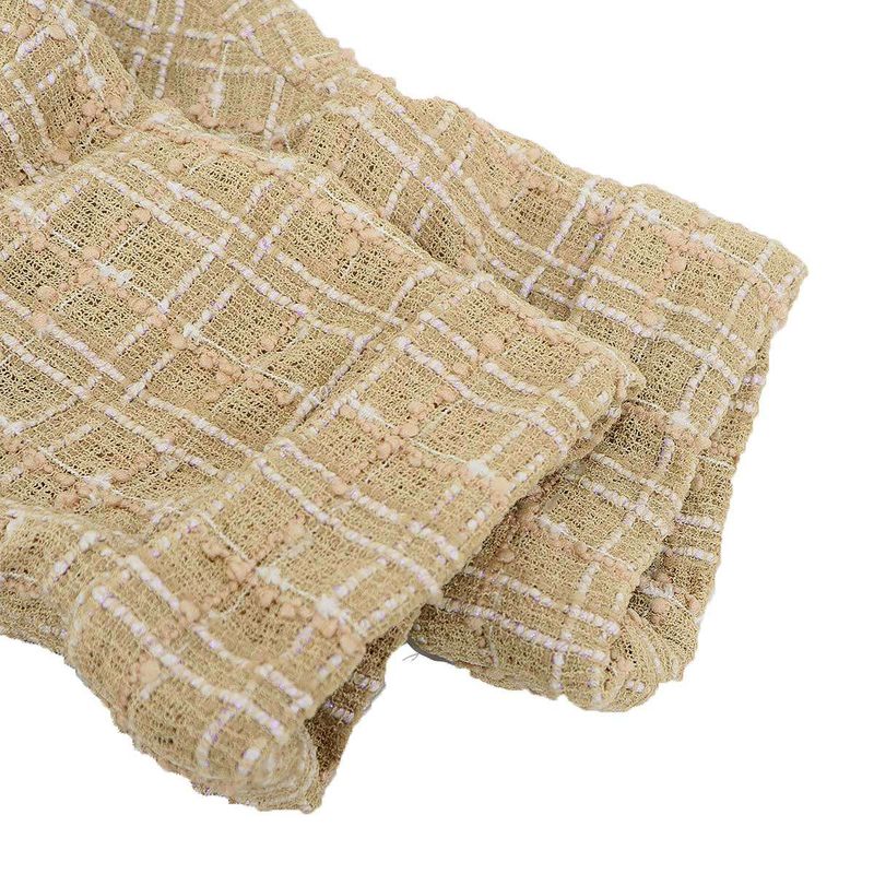 Chanel 19ss Coco Mark Tweed Dress P61336v46703 Beige 36