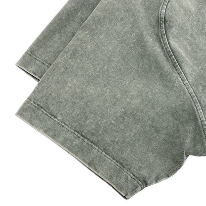 Louis Vuitton Vintage Processed Cropped T-Shirt Rw252ww Gpv Ftts20 Gray L