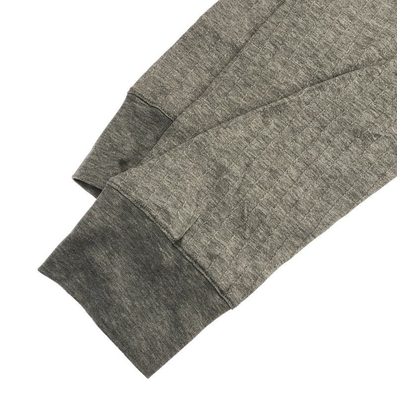 Dior Homme Dior Homme Bee Embroidered Long Sleeve Polo Shirt Grey 48