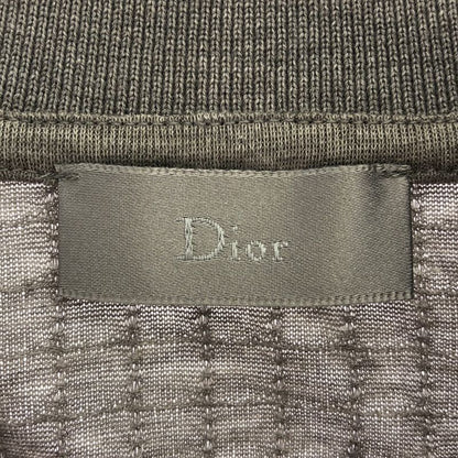 Dior Homme Dior Homme Bee Embroidered Long Sleeve Polo Shirt Grey 48