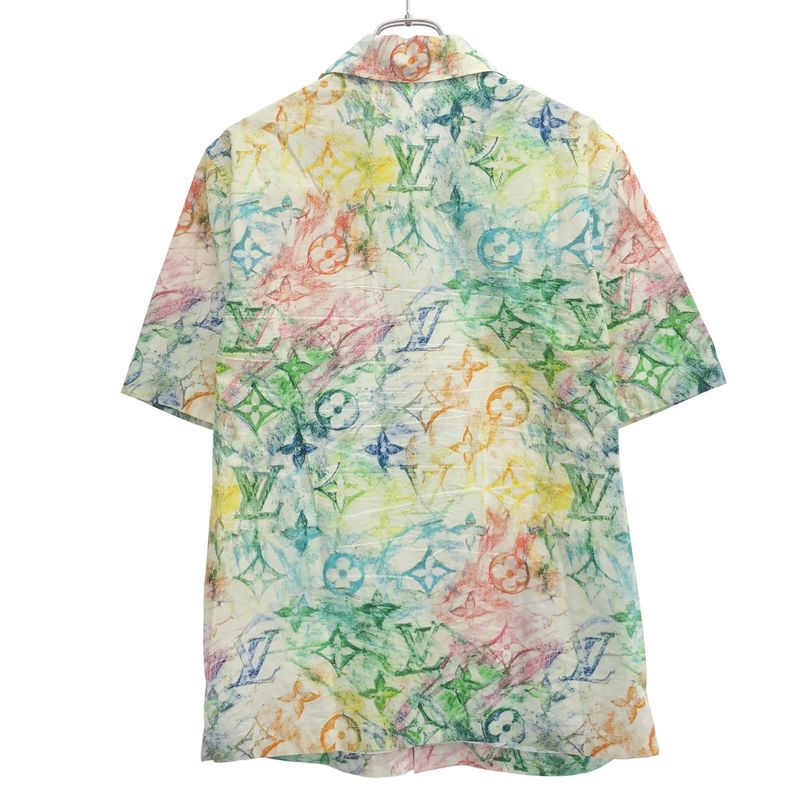 Louis Vuitton 21ss Pastel Monogram S Shirt Pastel Monogram Short Sleeve Shirt
