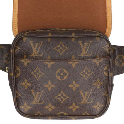 Louis Vuitton M40108 Bum Bag Boss Fall Monogram Canvas Shoulder Bag Men's