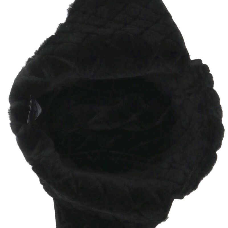 Chanel Aaa429 Coconage Cocomark Suede Pilot Cap Hat Women FREE