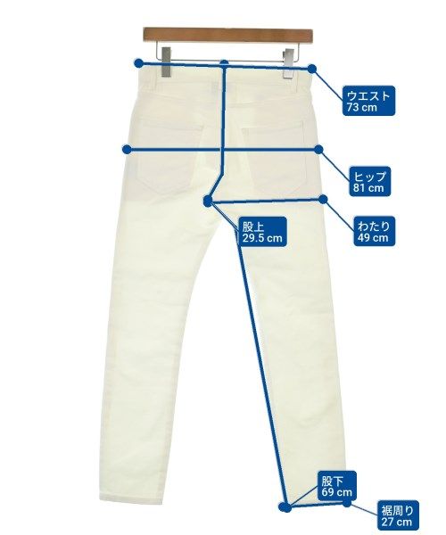 Saint Laurent Paris Denim Pants Women's