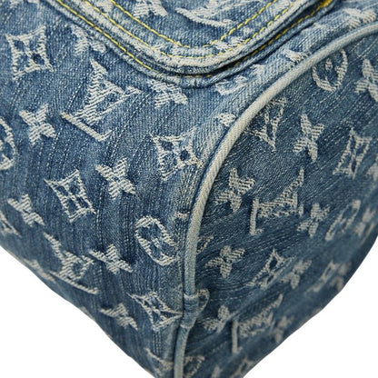 Louis Vuitton Monogram Denim Neo Speedy Handbag Mini Boston M95019 Indigo Blue