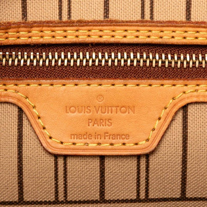 Louis Vuitton Monogram Neverfull MM Shoulder Bag Tote Bag M40156 Brown PVC