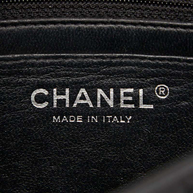 Chanel Matelasse 17 Coco Mark Chain Shoulder Bag Black Lambskin Women Chanel