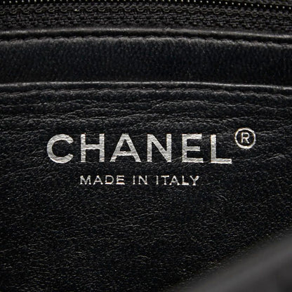 Chanel Matelasse 17 Coco Mark Chain Shoulder Bag Black Lambskin Women Chanel