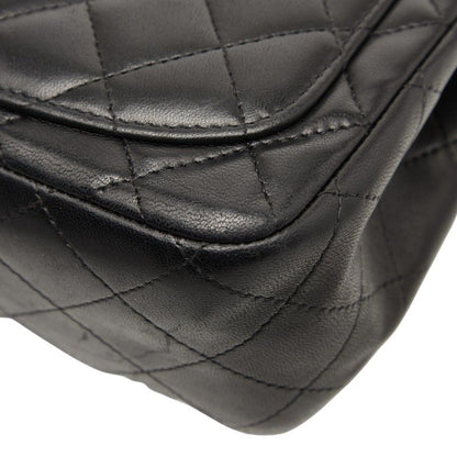 Chanel Matelasse 17 Coco Mark Chain Shoulder Bag Black Lambskin Women Chanel