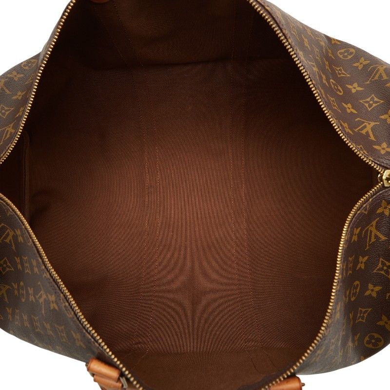 Louis Vuitton Monogram Keepall 55 Boston Bag Travel Bag Travel Bag M41424 Brown