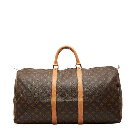 Louis Vuitton Monogram Keepall 55 Boston Bag Travel Bag Travel Bag M41424 Brown