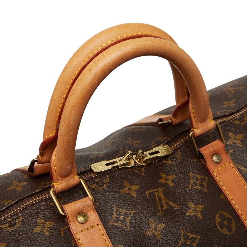 Louis Vuitton Monogram Keepall 55 Boston Bag Travel Bag Travel Bag M41424 Brown