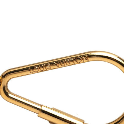 Louis Vuitton Monogram Flower Porte Cles Puzzle Key Holder Charm M65218 Gold