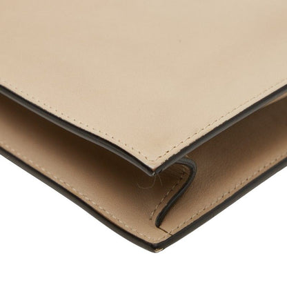 Celine Pocket Chain Shoulder Bag Beige Red Navy Leather Women's Celine