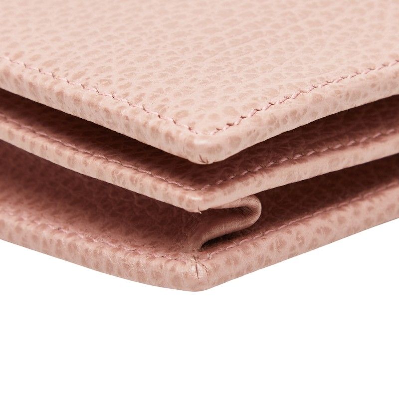 Gucci Swing Shoulder Wallet Shoulder Bag 368231 Pink Leather Women's Gucci