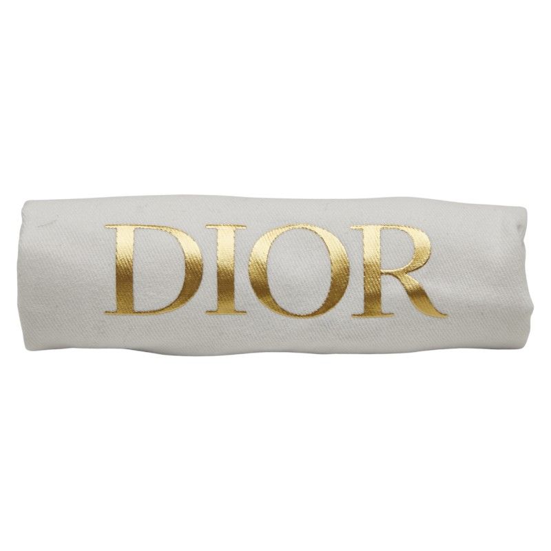Dior Belt Size: 75 Navy Beige Canvas Leather Women's Dior