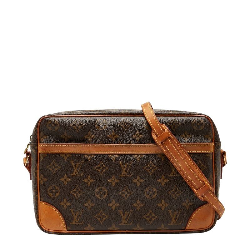 Louis Vuitton Monogram Trocadero 30 Crossbody Shoulder Bag M51272 Brown PVC