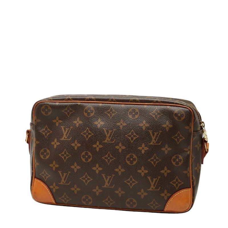 Louis Vuitton Monogram Trocadero 30 Crossbody Shoulder Bag M51272 Brown PVC