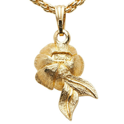 Dior Rose Motif Gold Plated Ladies Dior