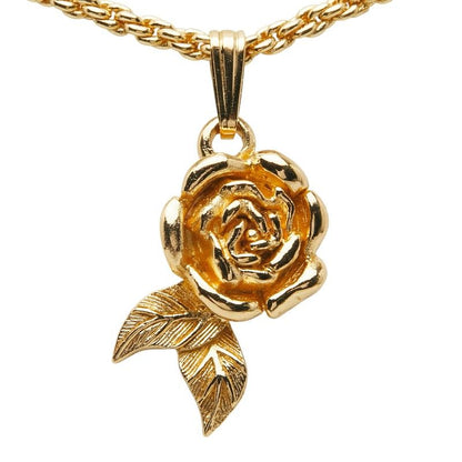 Dior Rose Motif Gold Plated Ladies Dior