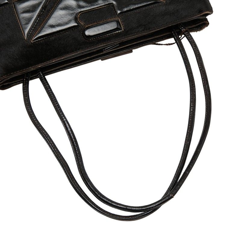 Bottega Veneta Black Halaco Patent Leather Women's Bottega Veneta