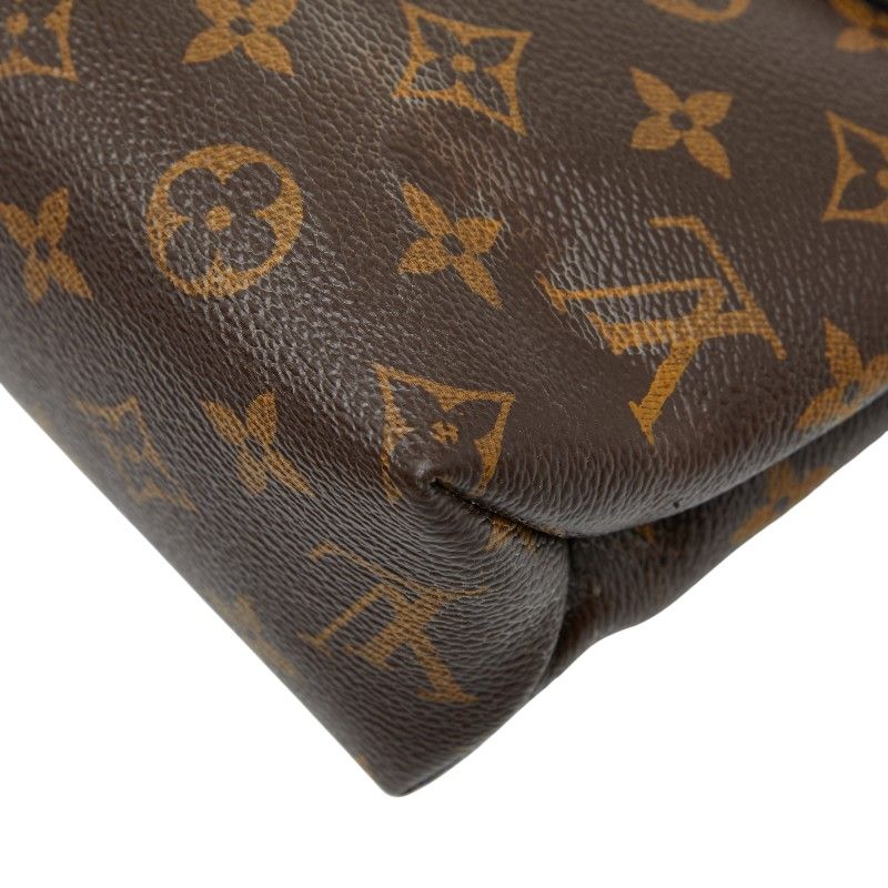 Louis Vuitton Monogram Sun Placid Chain Shoulder Bag M43713 Brown Threes Red