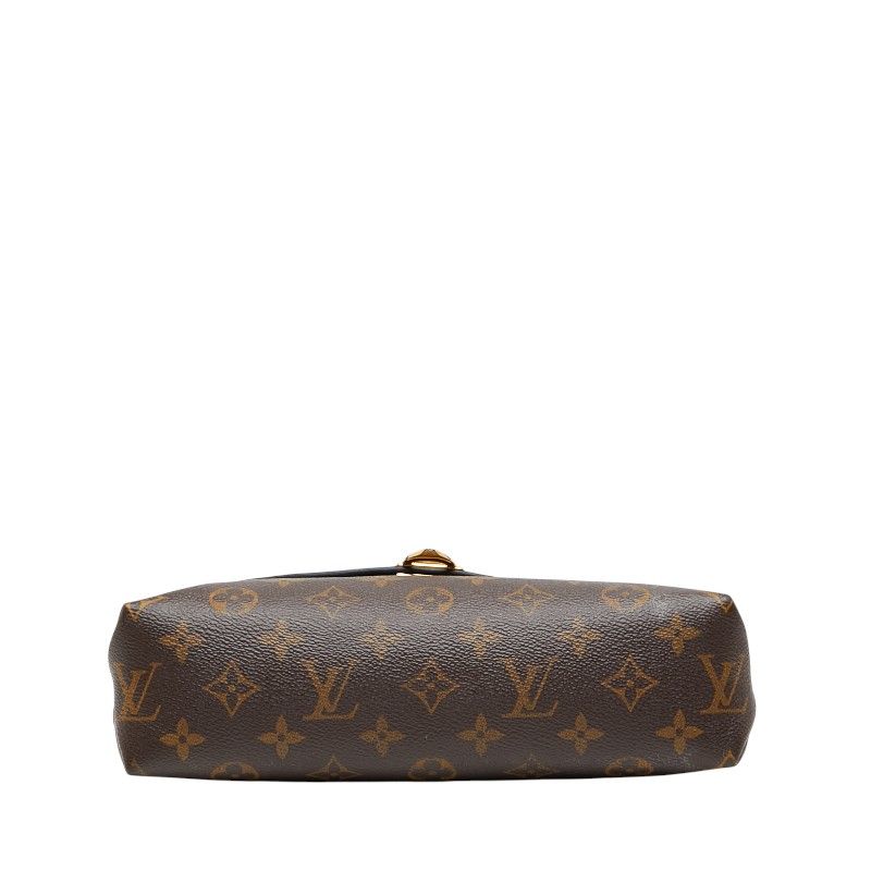 Louis Vuitton Monogram Sun Placid Chain Shoulder Bag M43713 Brown Threes Red