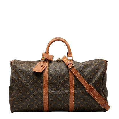 Louis Vuitton Monogram Keepall Bandoliere 50 Boston Bag Shoulder Bag 2WAY