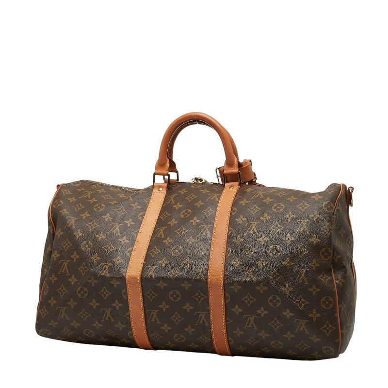 Louis Vuitton Monogram Keepall Bandoliere 50 Boston Bag Shoulder Bag 2WAY