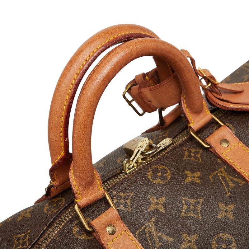 Louis Vuitton Monogram Keepall Bandoliere 50 Boston Bag Shoulder Bag 2WAY