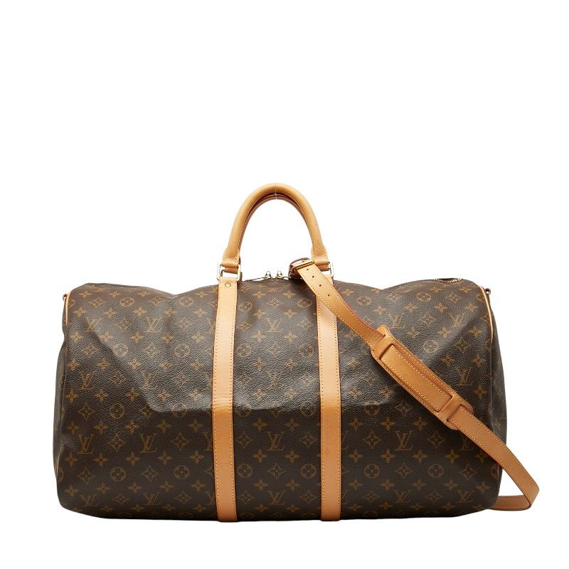 Louis Vuitton Monogram Keepall Bandouliere 55 Boston Bag Shoulder Bag 2WAY