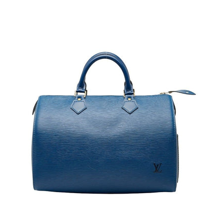 Louis Vuitton Epi Speedy 30 Handbag Mini Boston Bag M43005 Toledo Blue Leather
