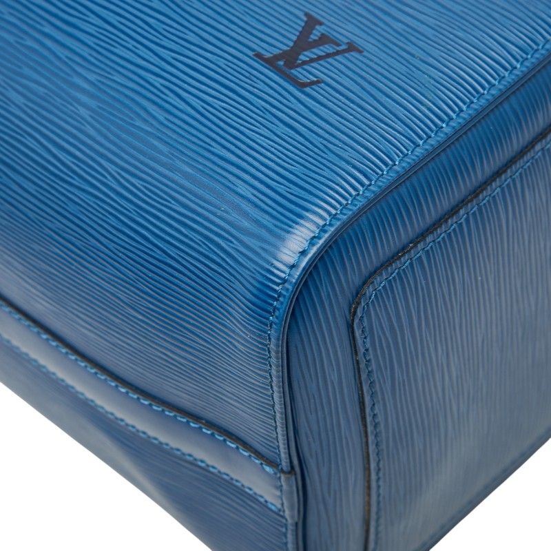 Louis Vuitton Epi Speedy 30 Handbag Mini Boston Bag M43005 Toledo Blue Leather