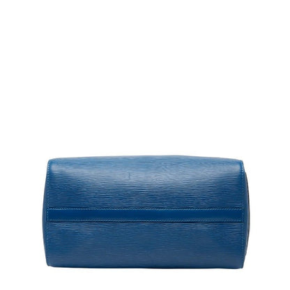 Louis Vuitton Epi Speedy 30 Handbag Mini Boston Bag M43005 Toledo Blue Leather