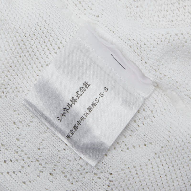 Chanel Vintage Knit Size 40 White Rayon Women's Chanel