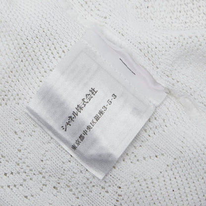 Chanel Vintage Knit Size 40 White Rayon Women's Chanel