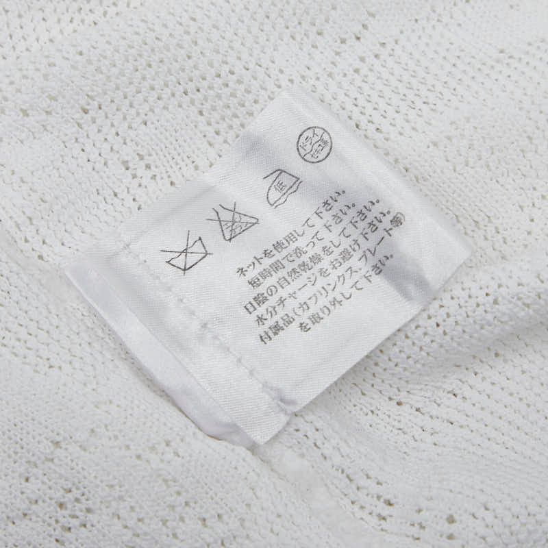 Chanel Vintage Knit Size 40 White Rayon Women's Chanel